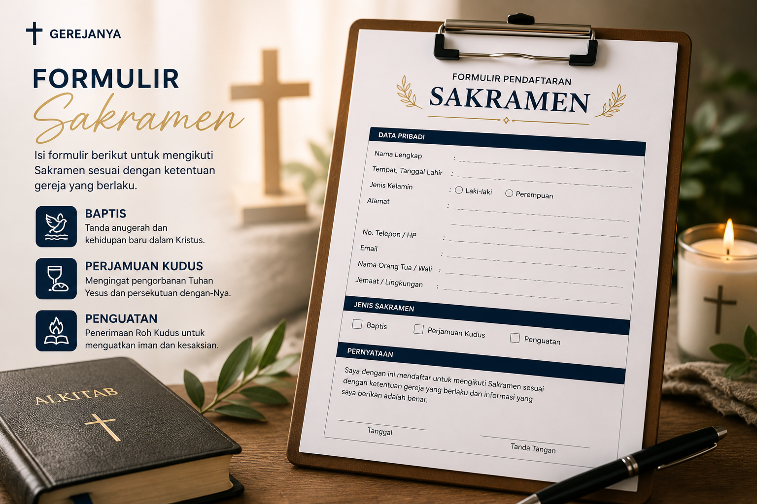Formulir Sakramen Online